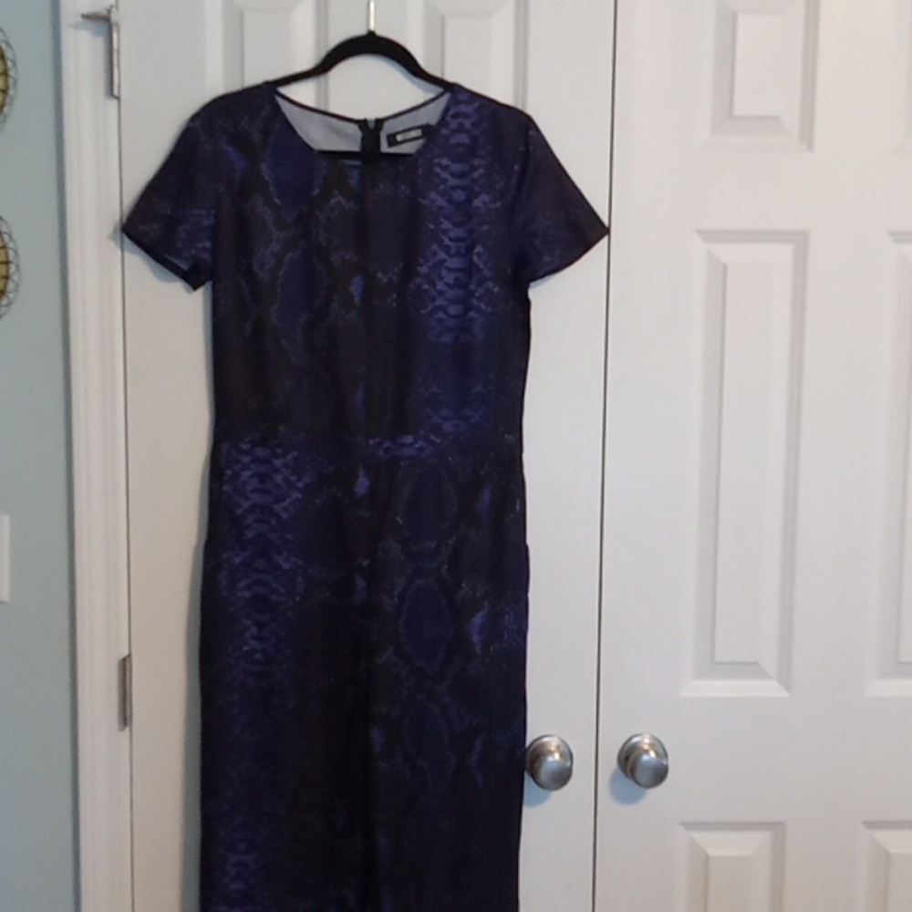 Missguided + Purple and Black Snakeskin Jumpsuit